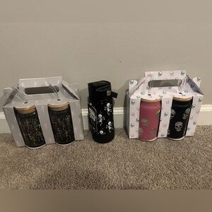 Glass Skeleton Tumblers Bundle
